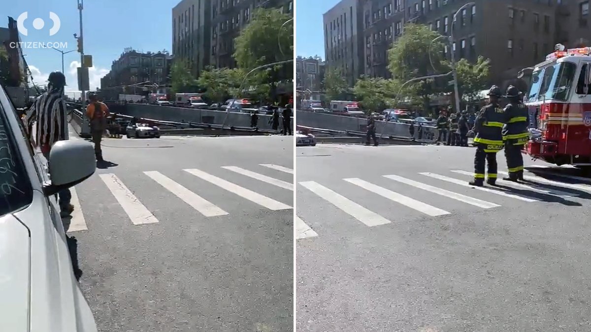 Citizen App Video Shows Bronx Crane Collapse Scene – NBC New York