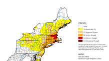 northeast drought map
