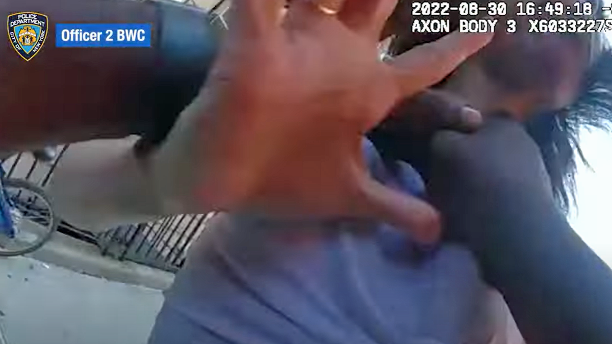 NYPD News Video Released of Woman Punched by Detective in Harlem hq photo