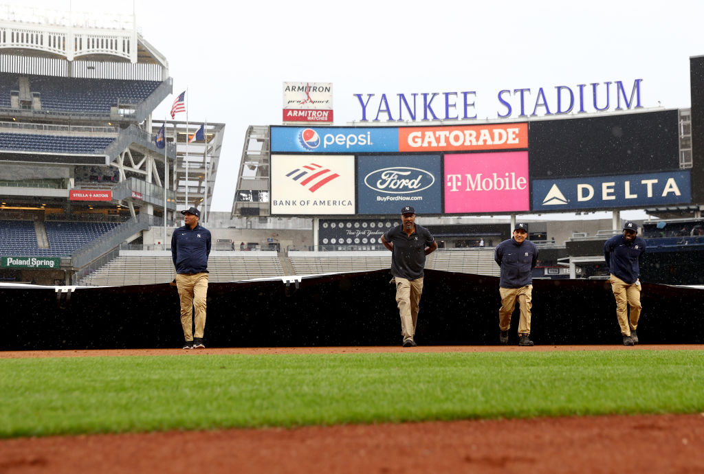 NYC Weather Storms Threaten Yankees vs Guardians Today