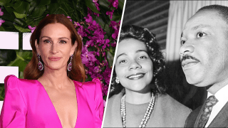 Julia Roberts (l) and Martin Luther King Jr. Coretta Scott King (r)