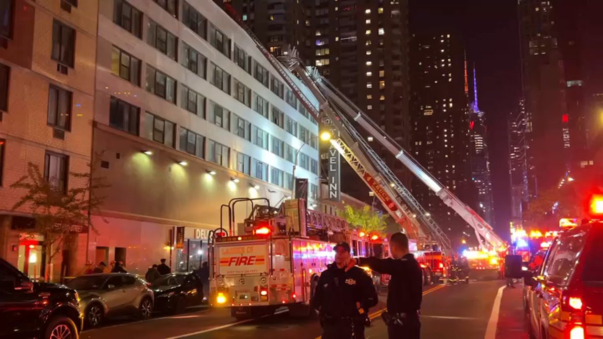 Hell's Kitchen Fire Below Hotel Injures 5 – NBC New York - Vimarsana News