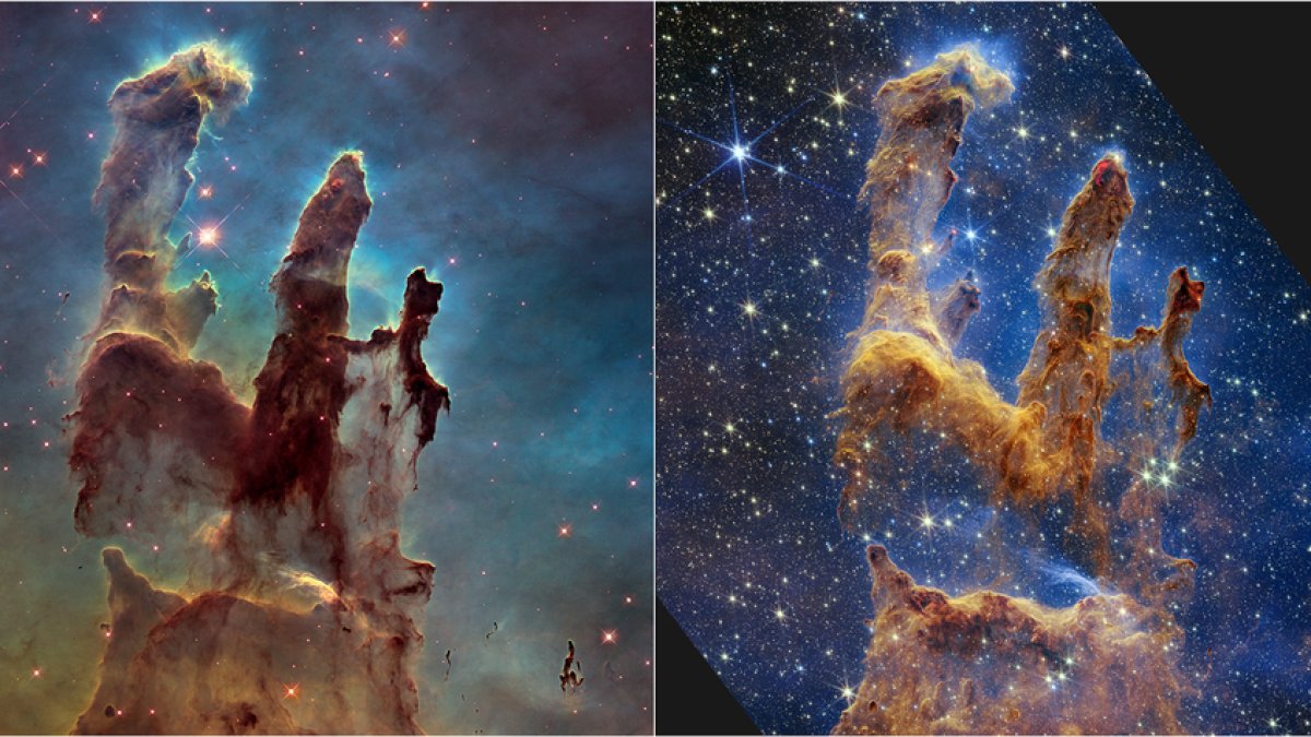 NASA’s James b Telescope Captures New Images of Pillars of Creation