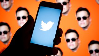 The Twitter logo is seen on a mobile device in ths illustration photo in Warsaw, Poland on 30 October, 2022. Twitter is losing its most active users according to research done by Reuters. Despite the most impactful tweeters making up only 10 percent of the monthly users they are together responsible for 90 percent of all tweets and around half of the company’s revenue.