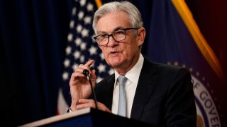 Federal Reserve Board Chairman Jerome Powell speaks during a news conference after Powell announced the Fed raised interest rates by three-quarters of a percentage point as part of their continuing efforts to combat inflation, following the Federal Open Market Committee meeting on interest rate policy in Washington, U.S., November 2, 2022.