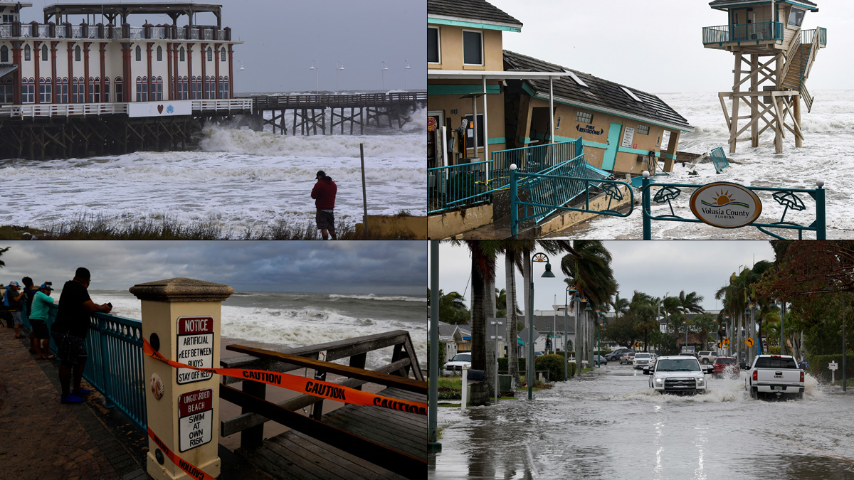 Nicole Leaves Florida Drenched and Damaged After Making Landfall as Cat