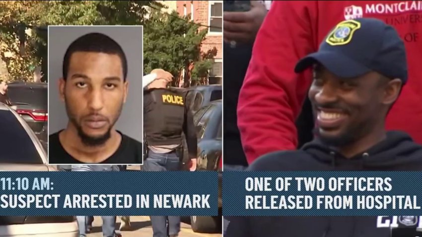 Suspect Arrested in Newark Police Officer Shooting, Cop Released From Hospital