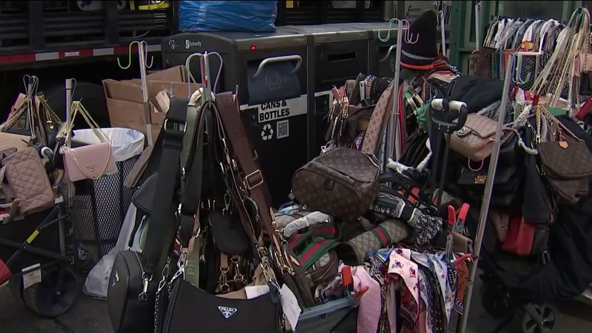NYPD pulls off massive counterfeit goods bust on Canal Street