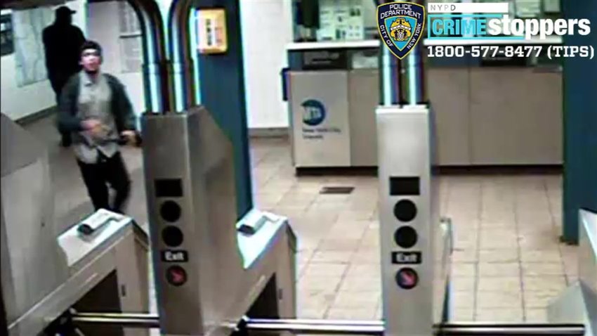Surveillance Shows Suspect in Pipe Attack on Subway Cleaner