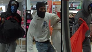 Three robbers allegedly took approximately $16,000 in fragrances from an Ulta store in Commack