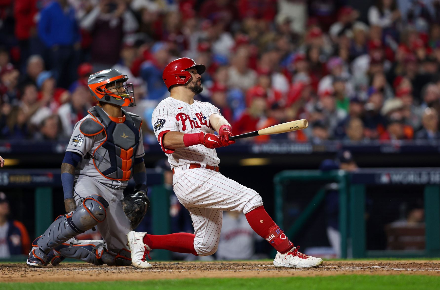 WATCH: Phillies Fan Catches Bat; Presented Bryce Harper Bat by Mickey  Morandini - Fastball