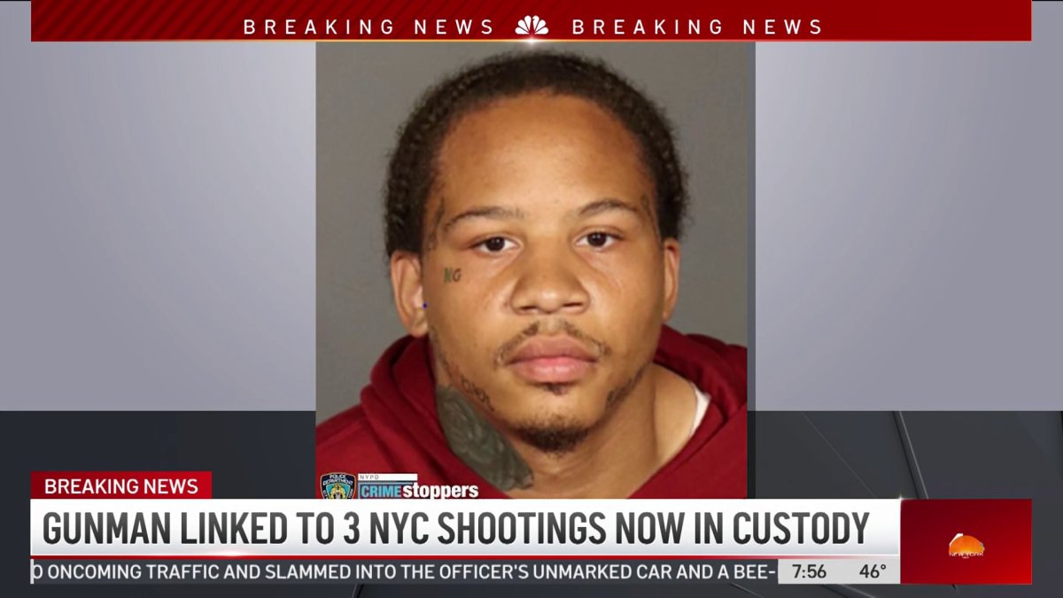 Gunman Linked to 3 NYC Shootings Now in Custody – NBC New York