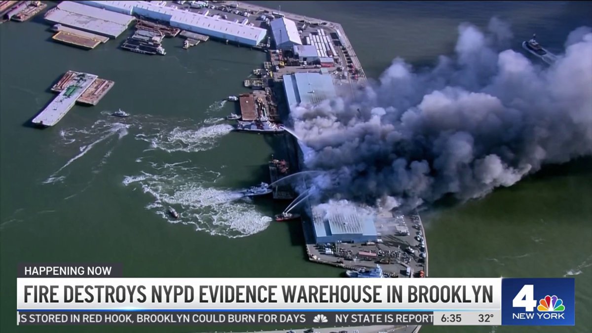 Fire Destroys NYPD Evidence Warehouse in Brooklyn – NBC New York
