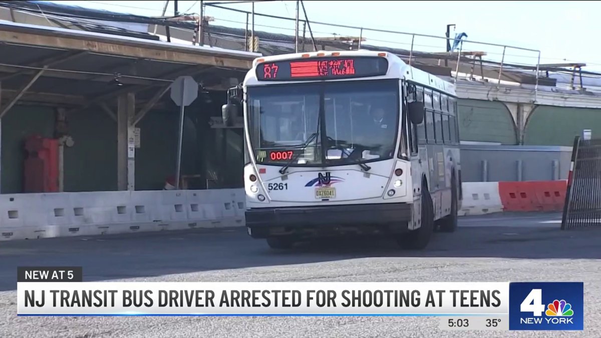 Nj Transit Bus Driver Arrested For Shooting At Teens Nbc New York