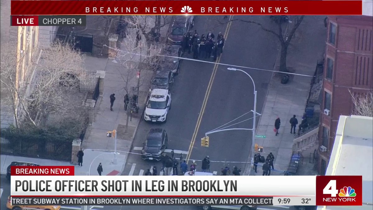 Police Officer Shot in Leg in Brooklyn – NBC New York
