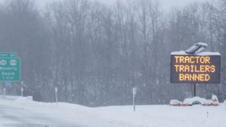 driving ban winter storm