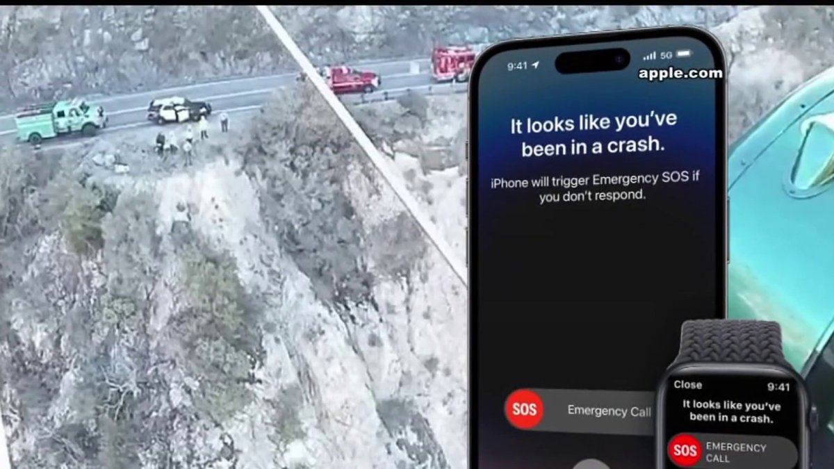 Glendale Couple Rescued After Crash Using New iPhone Feature – NBC New York - Vimarsana News