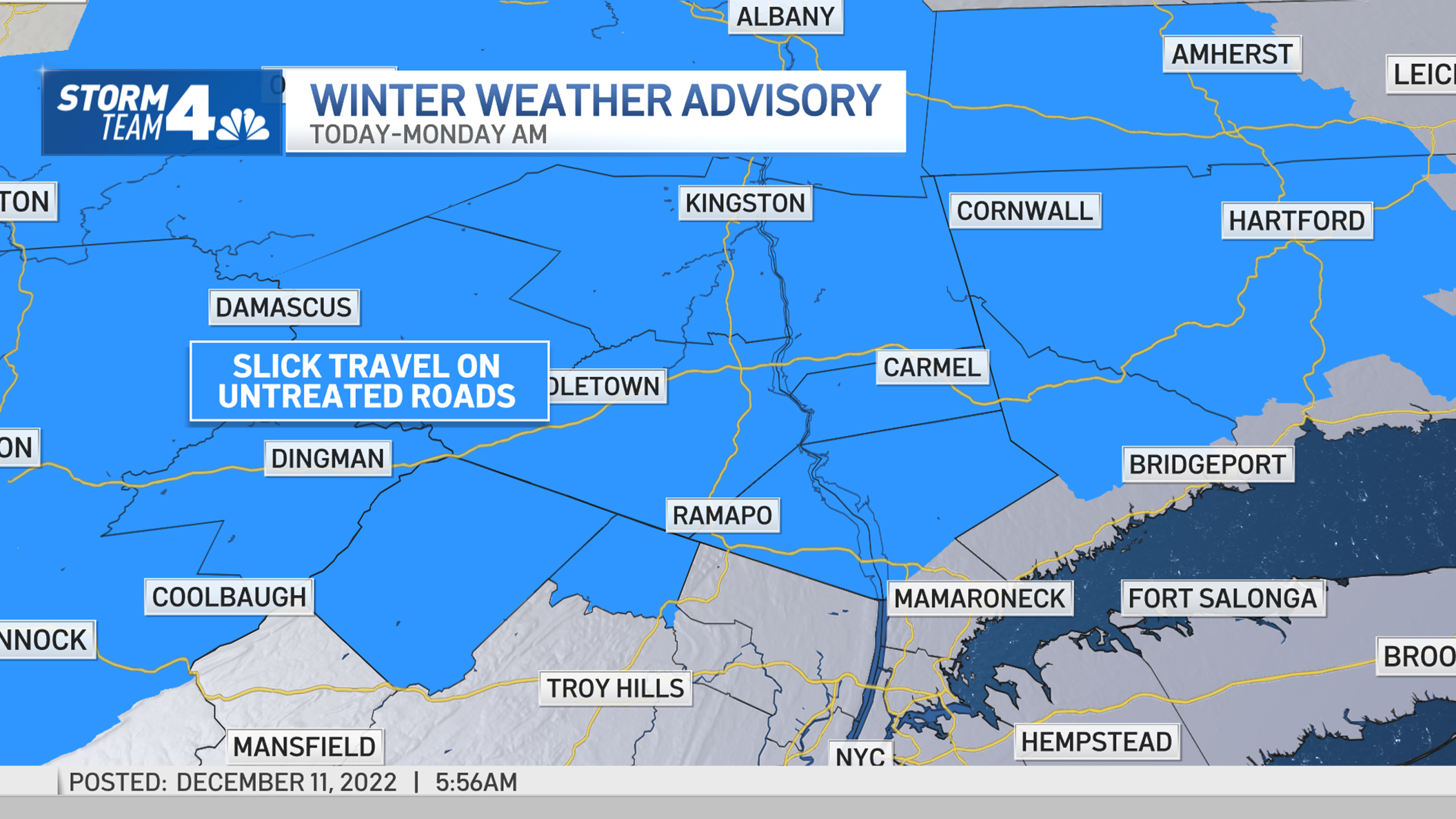 Weather NY Snow Storm in Weather Forecast for Some NBC New York