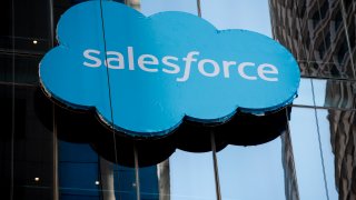 The Salesforce West office building in San Francisco, California, on Wednesday, Jan. 25, 2023.