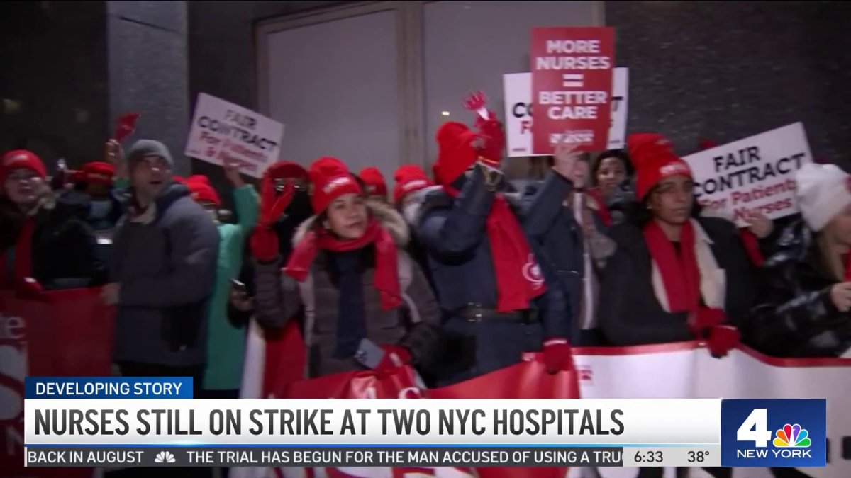 Nurses Still on Strike at Two NYC Hospitals NBC New York