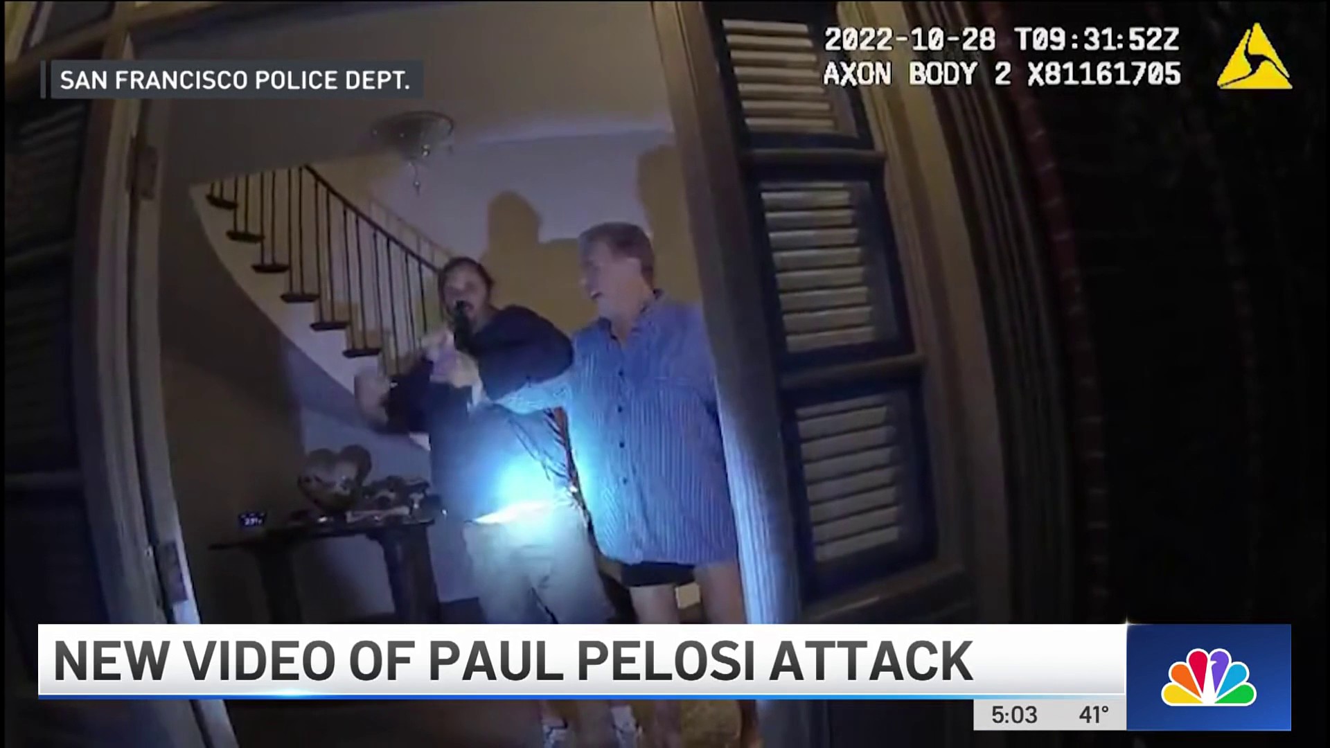 New Video Of Paul Pelosi Attack Released – NBC New York