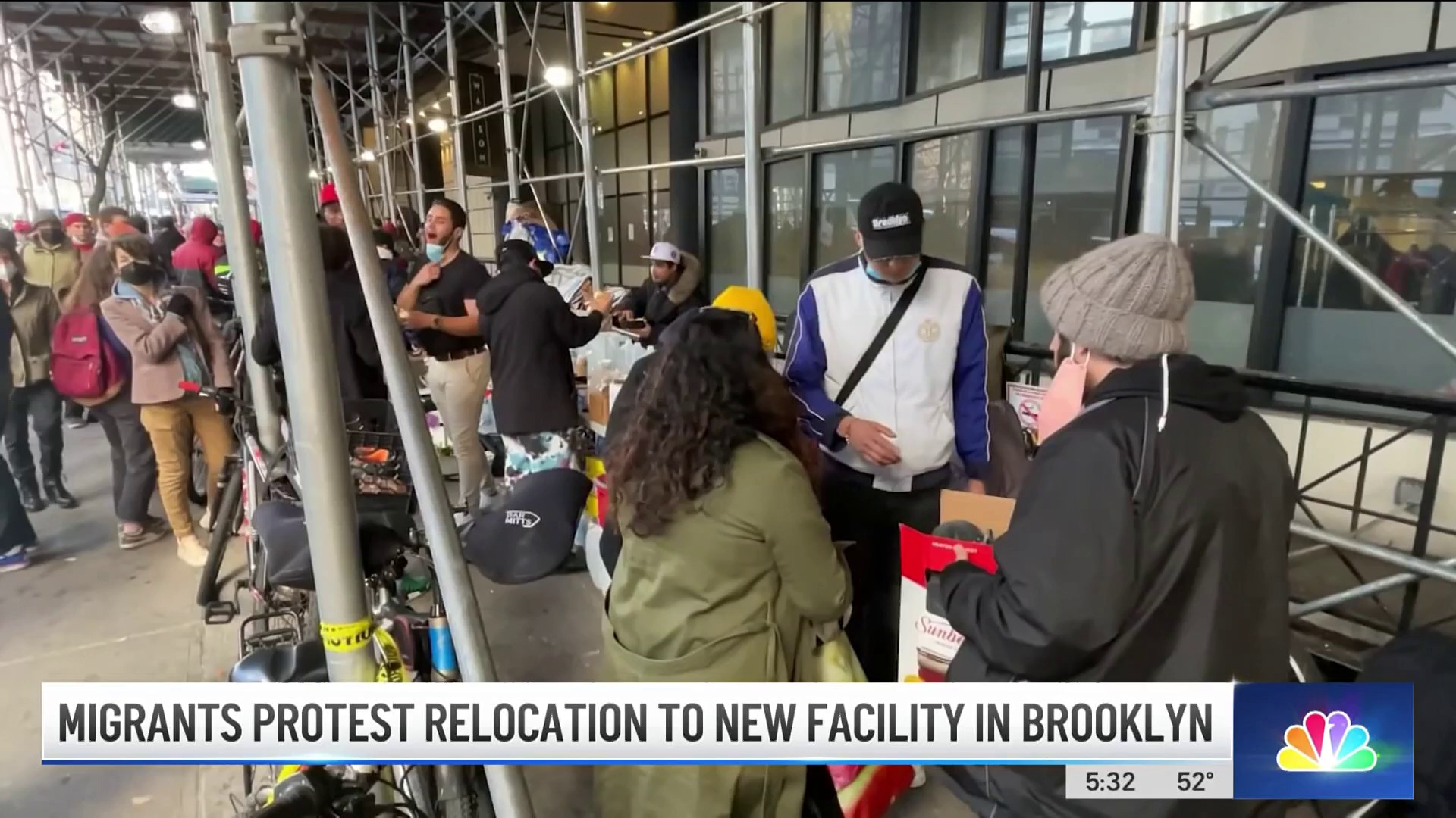 Migrants Protest Relocation To New Facility In Brooklyn – NBC New York