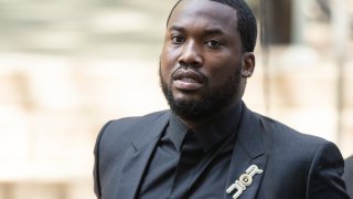 FILE – Rapper Meek Mill arrives at a Pennsylvania appeals court in Philadelphia on July 16, 2019.