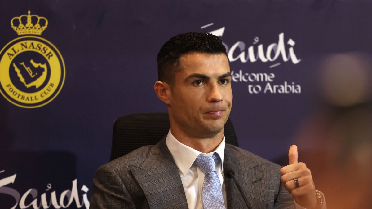 Oops! Ronaldo calls Saudi Arabia as South Africa during Al-Nassr unveiling  - Rediff.com