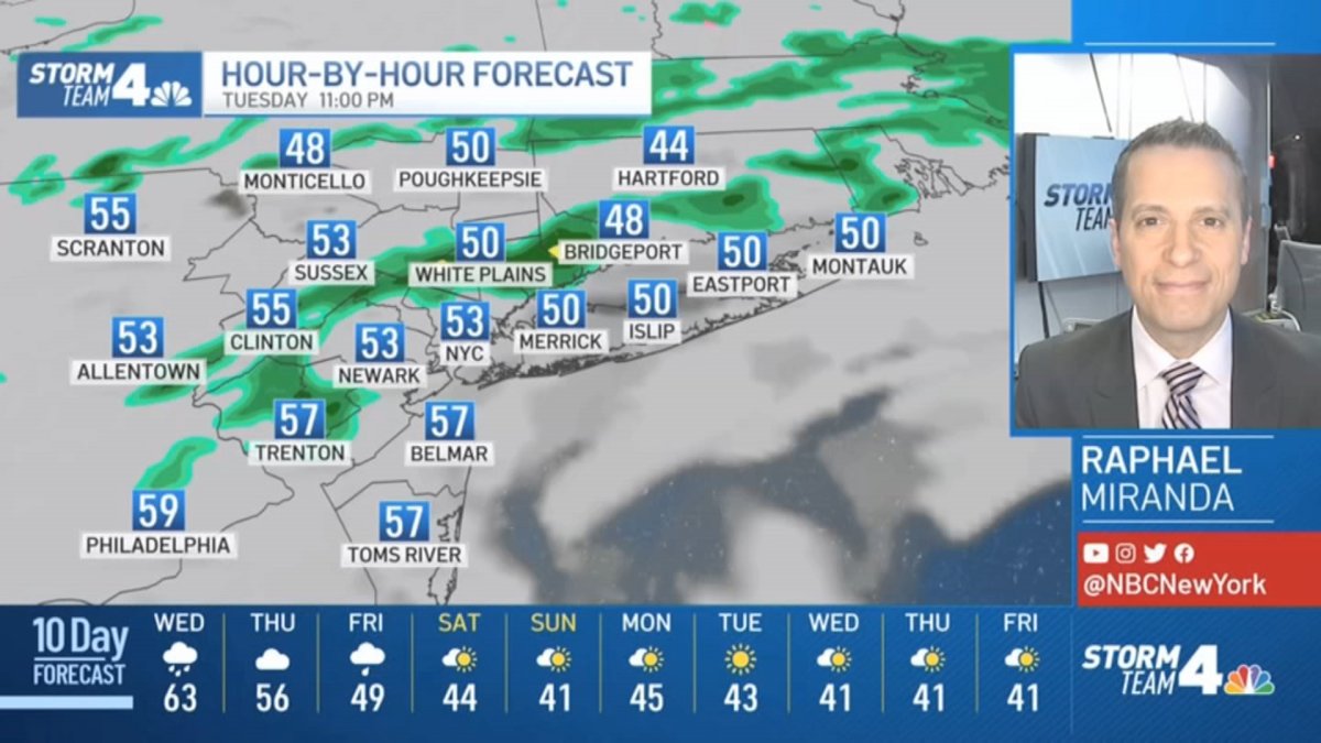 Latest Forecast From Storm Team 4 NBC New York
