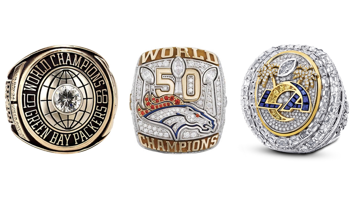 All 53 super bowl on sale rings