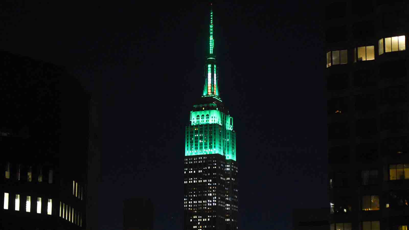 Empire State Building Goes Eagles Colors, Enraging NY Giants Fans