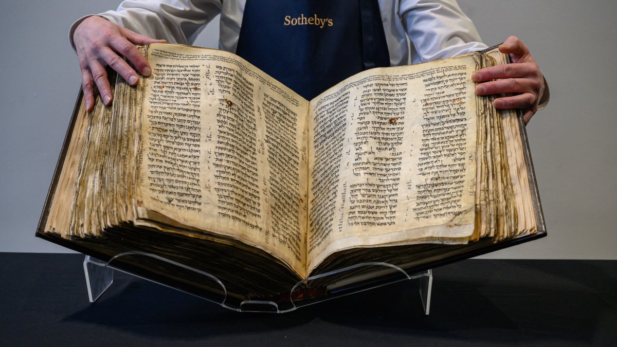 Sotheby's Will Auction Codex Sassoon, World's Oldest Hebrew Bible – NBC New York - Vimarsana News