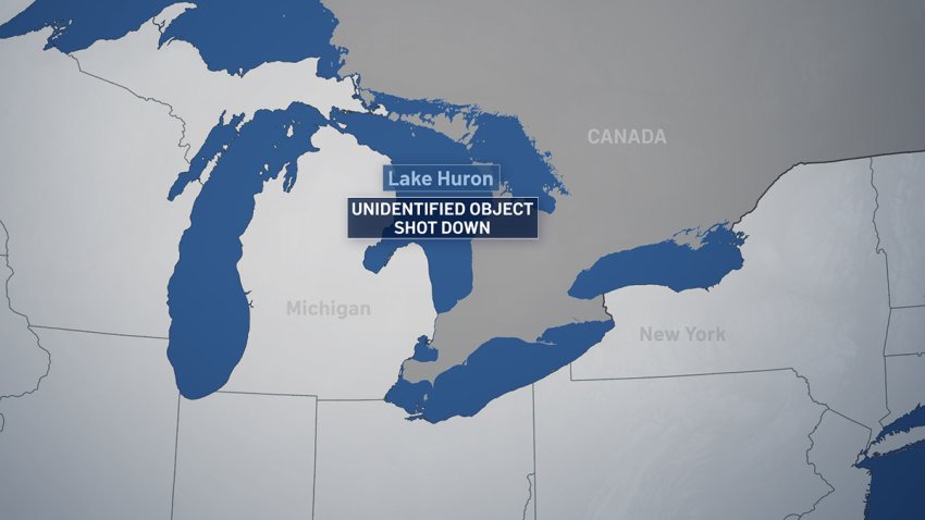 Us Military Shoots Down ‘unidentified Object Over Lake Huron Nbc New York