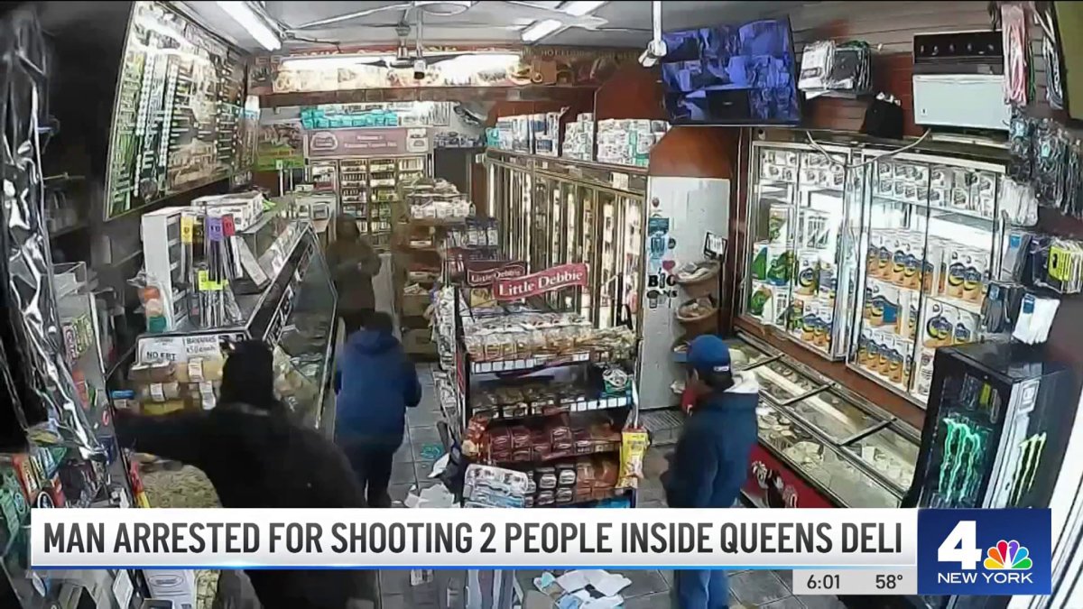 Man Arrested for Shooting 2 People Inside Queens Deli – NBC New York