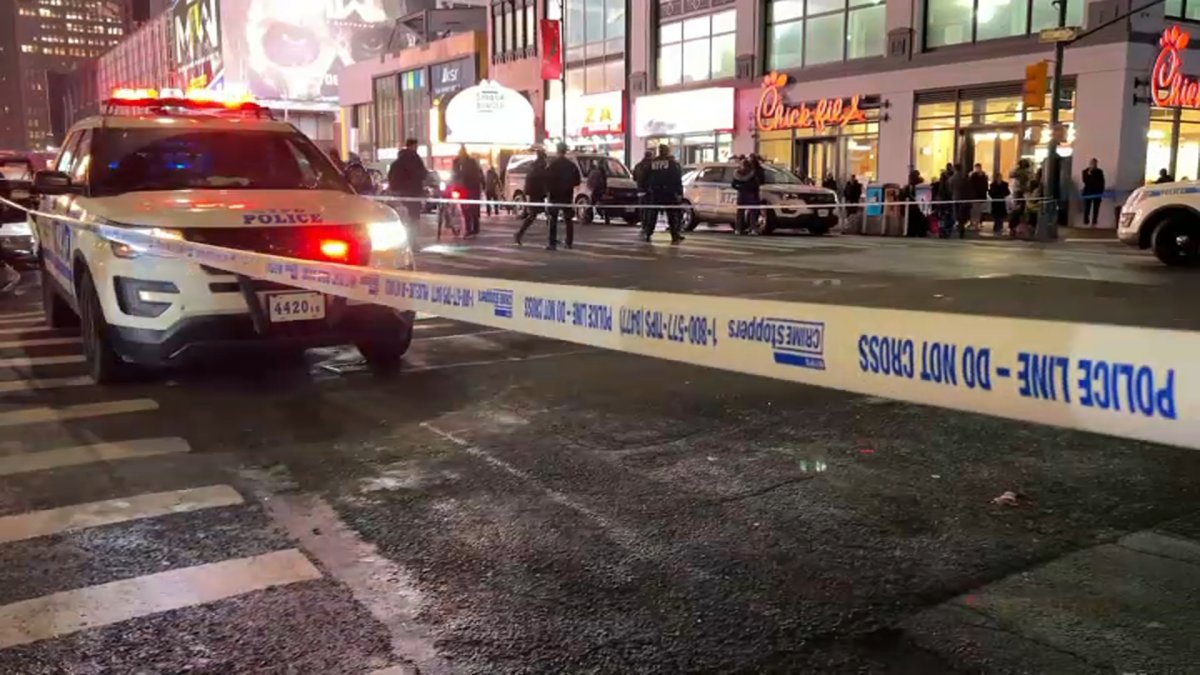 Man Shot as Gunfire Breaks Out in Times Square: Police