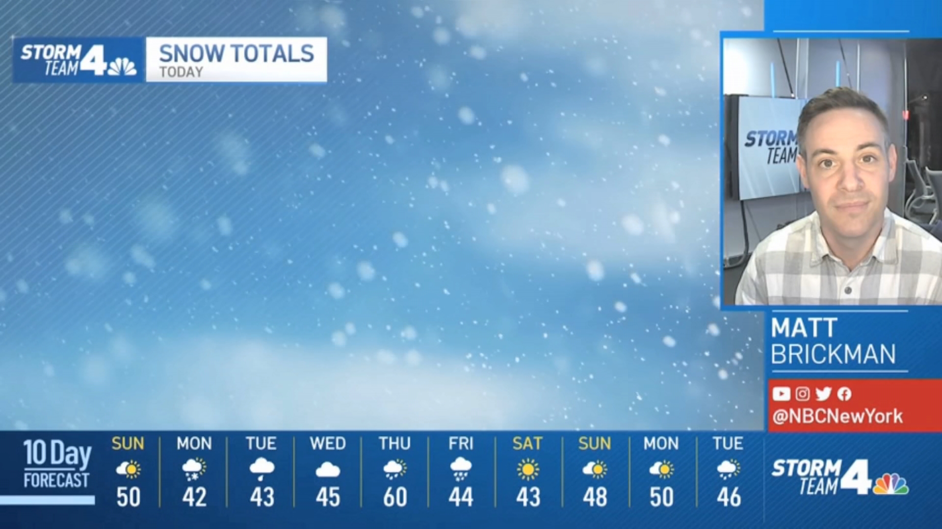 Latest Forecast From Storm Team 4 – NBC New York