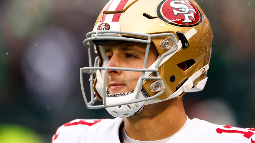 49ers considering a red helmet worn in 1955 as a second helmet for 2022 -  NBC Sports