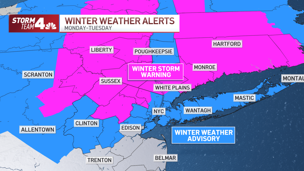 Winter Storm Warning NYC Finally Gets Snow Storm, See NJ Forecast Here