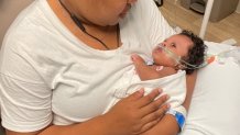 Baby Noah and mom