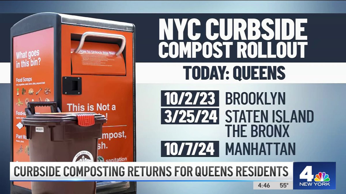 Curbside Composting Returns for Queens Residents NBC New York