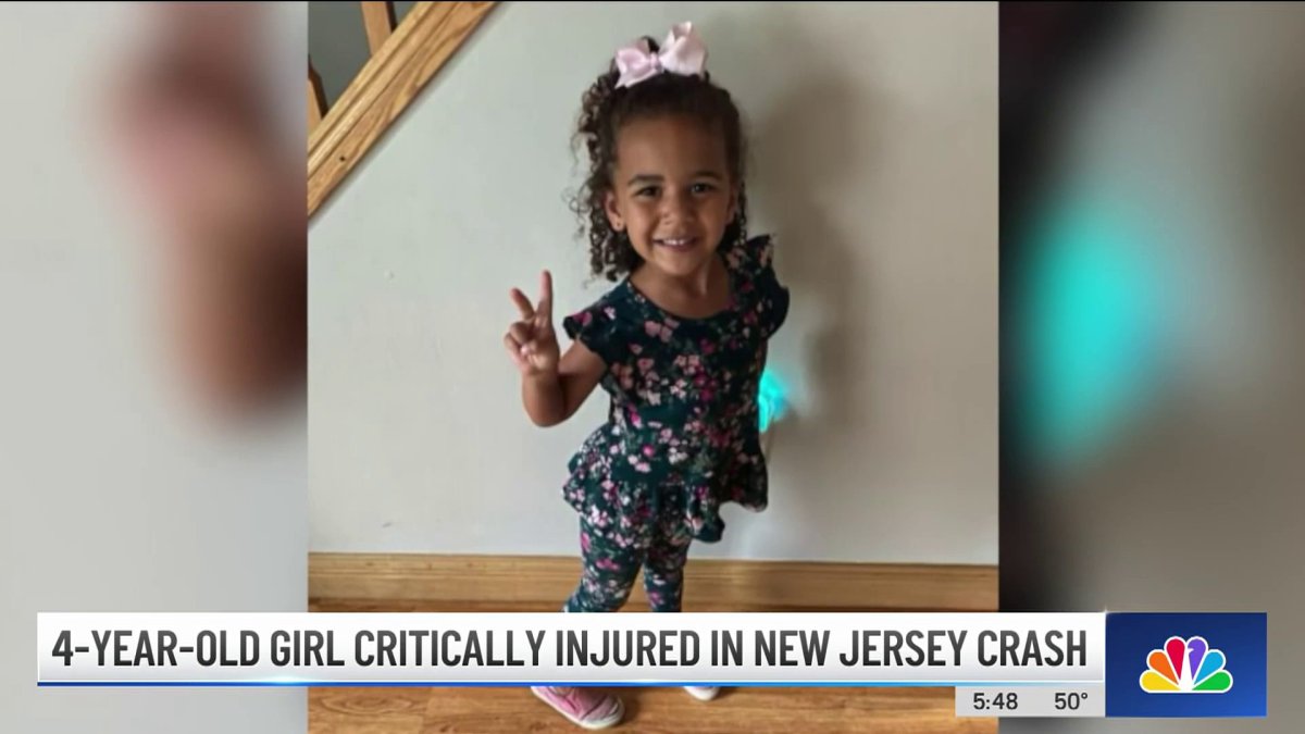 4-Year-Old Girl Critically Injured in New Jersey Crash – NBC New York