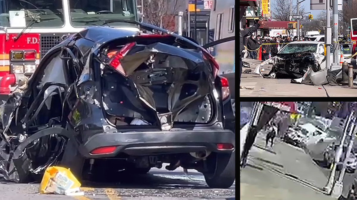 2 pedestrians killed when crash sends car onto Manhattan sidewalk