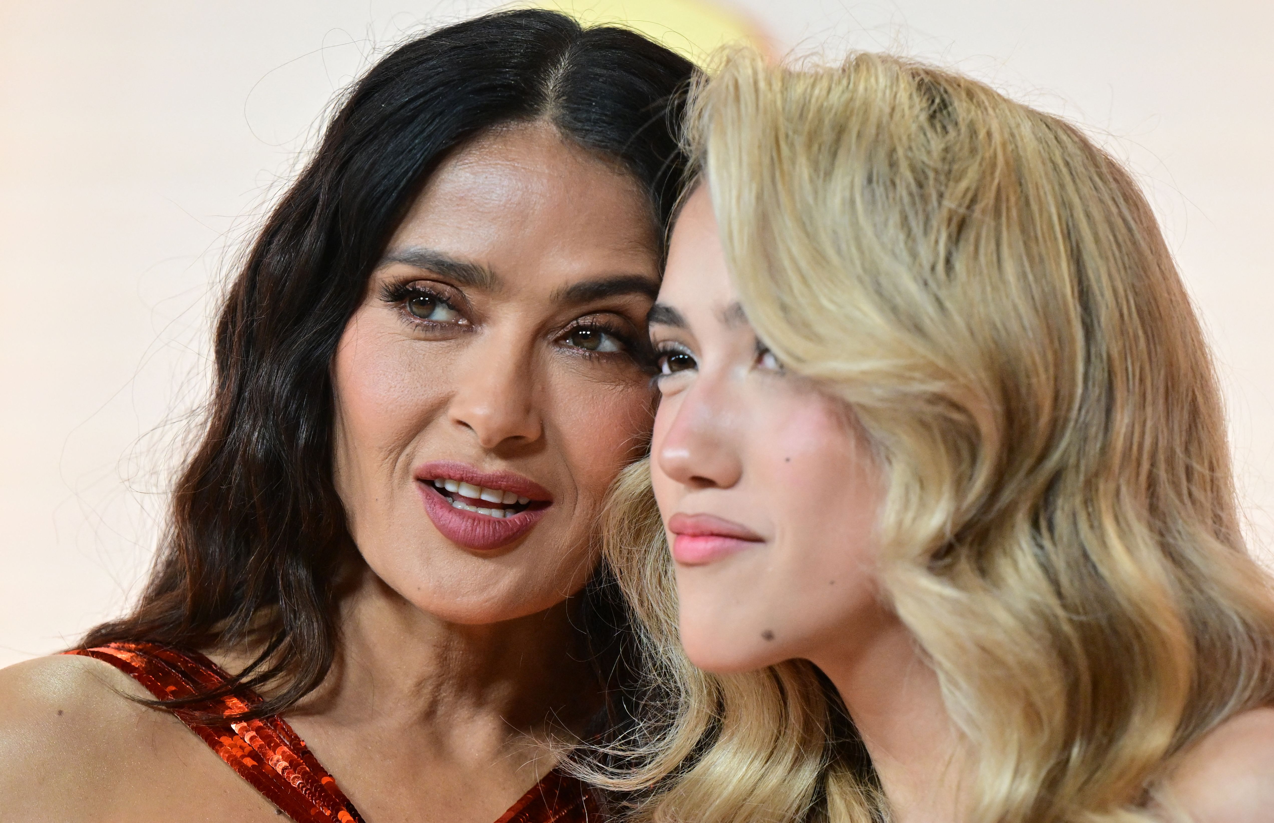 Salma Hayek and her husband step out with their daughters