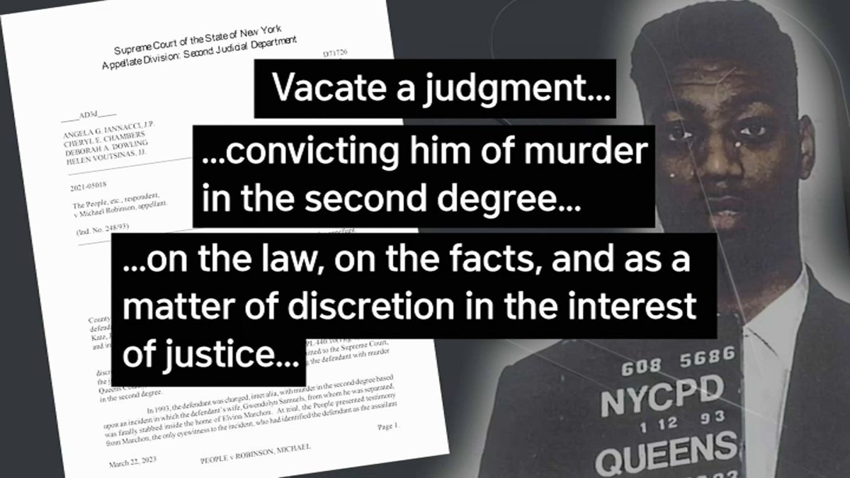 Michael Robinson Trial DNA Evidence Proved Queens Man Didn’t Kill Wife