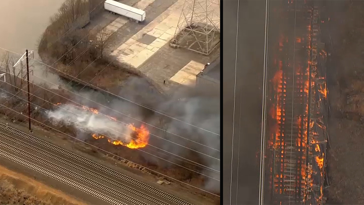 Amtrak, NJ Transit Delays Fires in Matawan and Edison Trigger