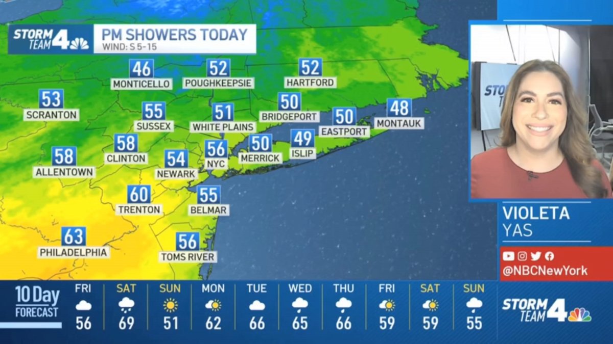 Latest forecast from storm team 4 nbc new york