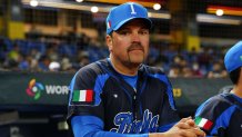 Coach Mike Piazza of Italy before the World Baseball Classic First