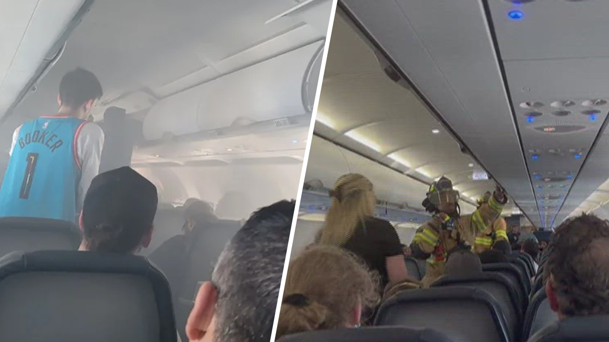 Video Shows Smoke In Cabin Of Spirit Airlines Flight After Battery Fire ...