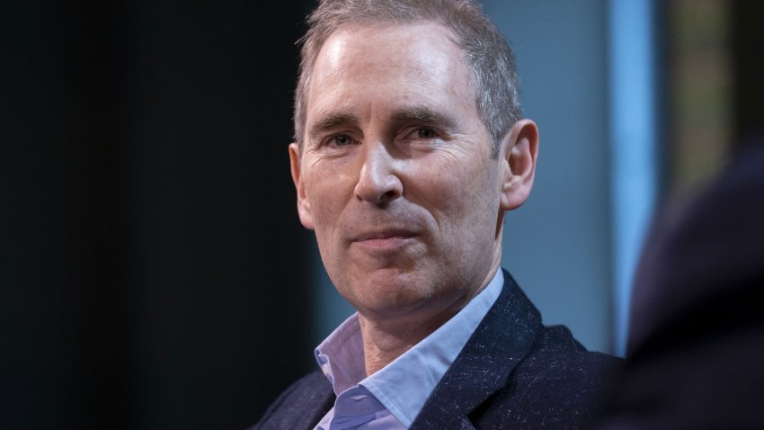 Andy Jassy, chief executive officer of Amazon.Com Inc., during the GeekWire Summit in Seattle, Washington, U.S., on Tuesday, Oct. 5, 2021.