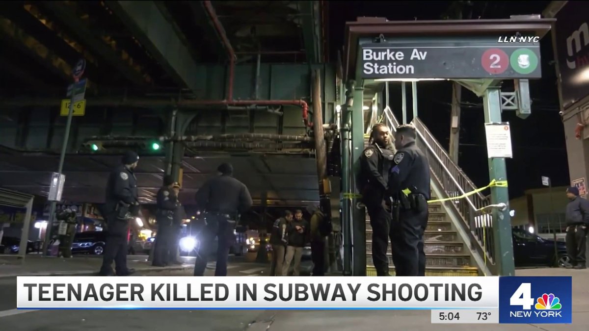 Teenager Killed in Bronx Subway Shooting – NBC New York